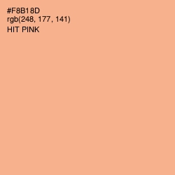#F8B18D - Hit Pink Color Image